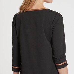 Coldwater Creek Black and Tan Top